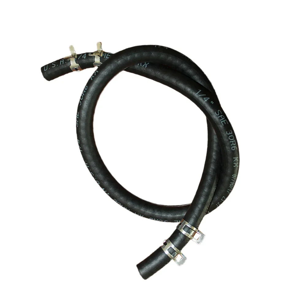 Tippet Line - 5414K 1/4สายท่อเชื้อเพลิง W 4คลิปสำหรับ BRIGGS-stratton เครื่องตัดหญ้าเครื่องยนต์