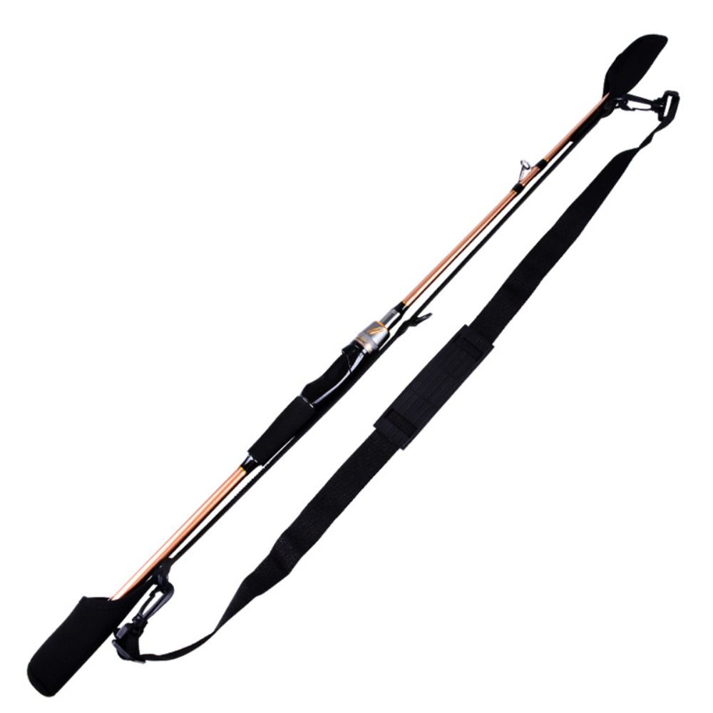 Fishing Line Spooler - กระเป๋าเก็บคันเบ็ดแบบพกพา สายสะพายไหล่คันเบ็ดแบบปรับได้ เข็มขัดคันเบ็ด ตัวป้องกันรอก อุปกรณ์ตกปลา