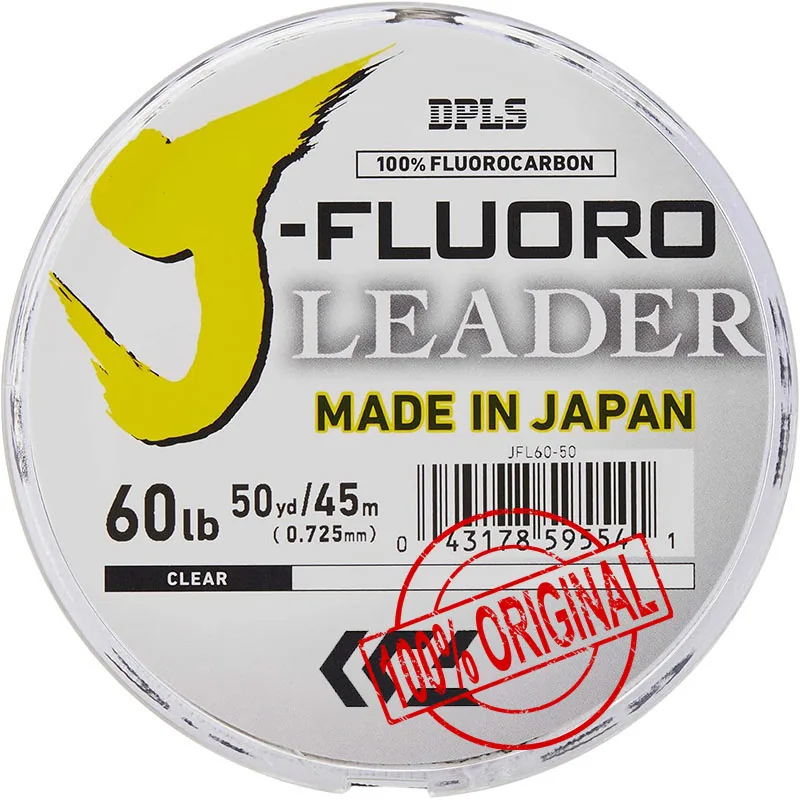 Fluorocarbon Line - ผู้นำ DAIWAJ-FLUORO ฟลูออโรคาร์บอนเอ็นตกปลายาว: 50ม. และ100ม. ขนาด: