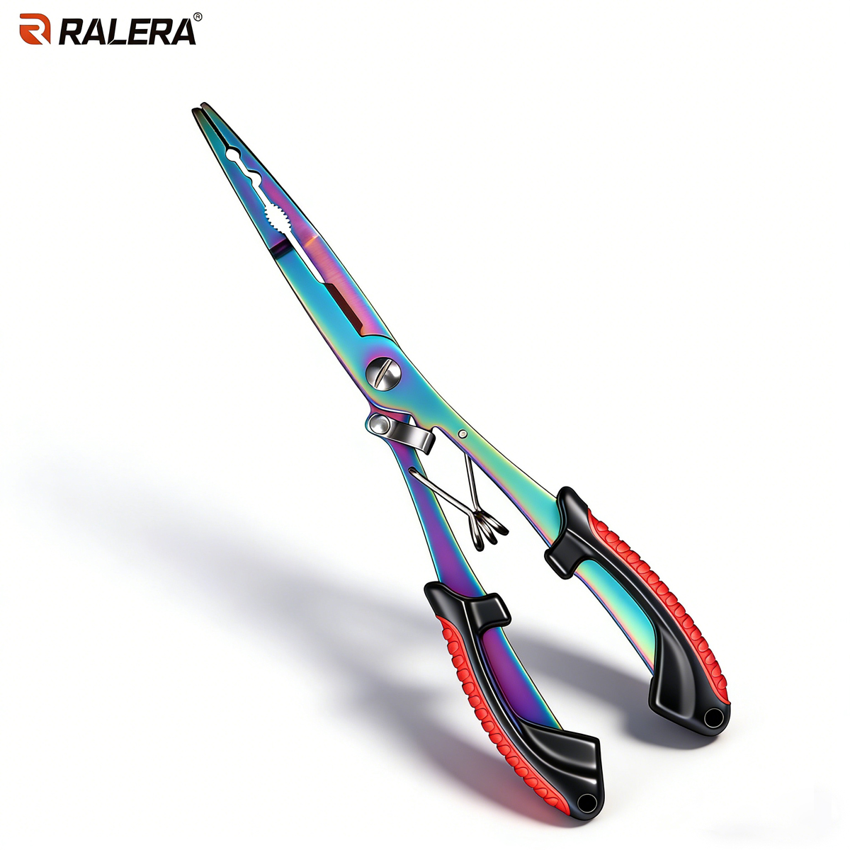 Fishing Line Cutter - คีมตกปลาอเนกประสงค์ RALERA | เคลือบไทเทเนียมสีรุ้ง | ที่ถอดตะขอ,