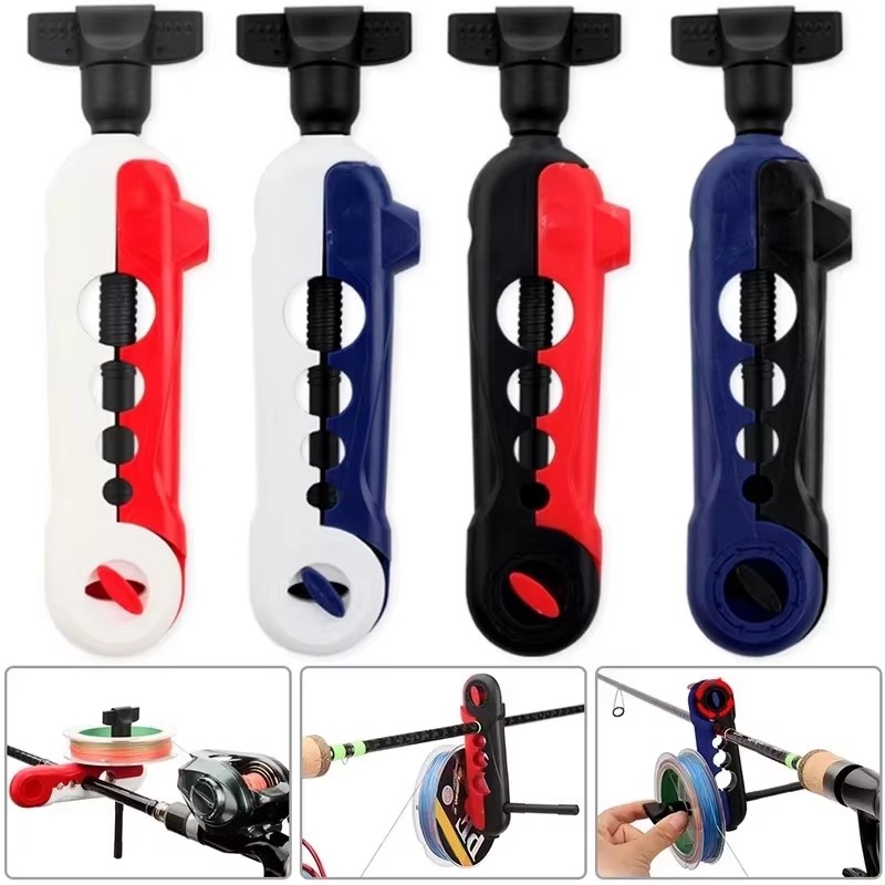 Fishing Line Spooler - เครื่องม้วนสายเอ็นตกปลาแบบพกพา 2/1 ชิ้น สำหรับรอกสปินนิ่ง รอกเบทคาสติ้ง อุปกรณ์ตกปลาคาร์พ