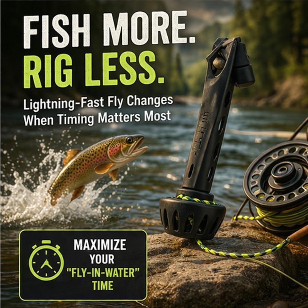 Fishing Line Winder - เครื่องมือร้อยสายแม่เหล็กแบบพกพา ใช้งานง่ายและรวดเร็ว สำหรับร้อยสายตกปลาขนาดเล็ก อุปกรณ์ผูกสายเบ็ดตกปลา รุ่นใหม่ 2026