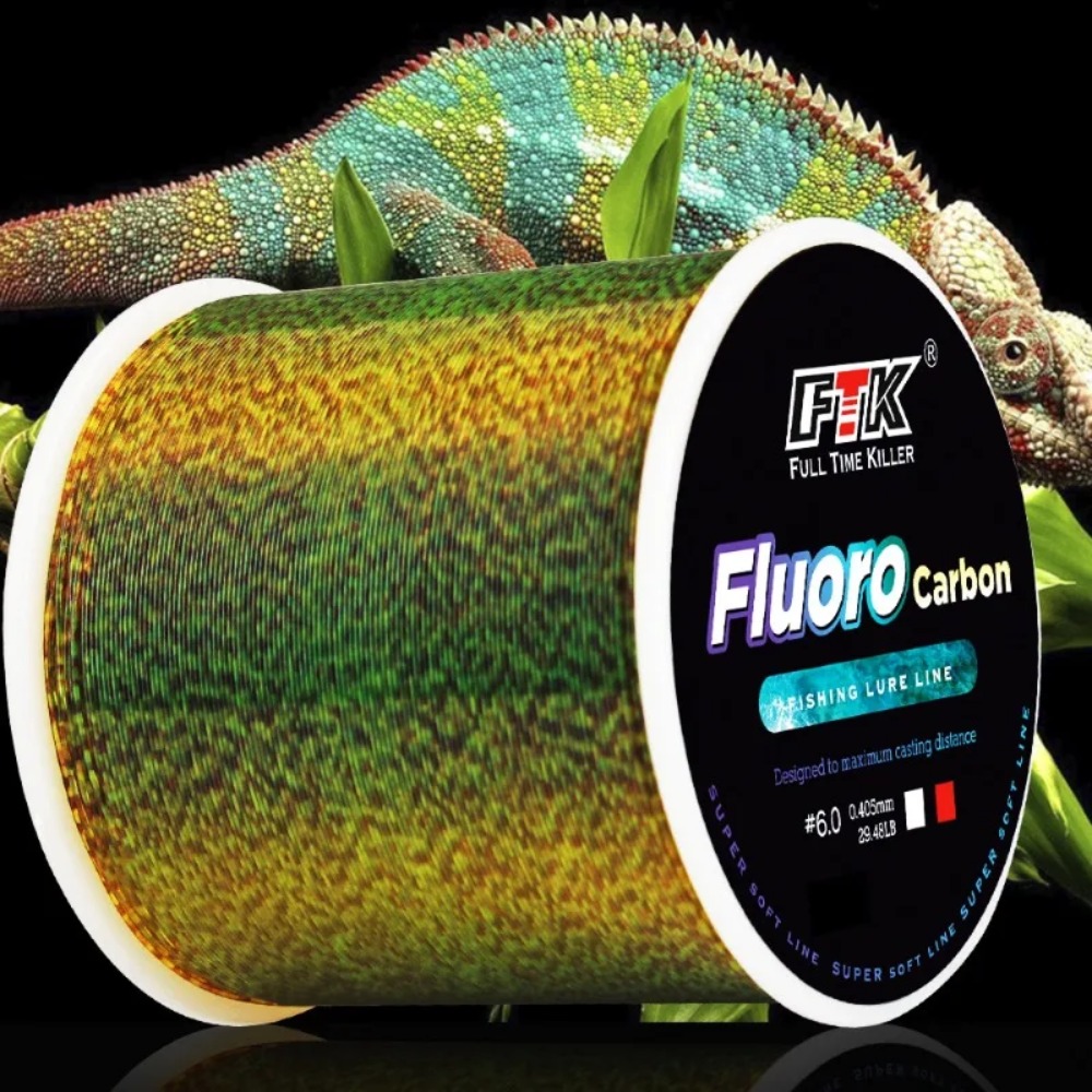 Fluorocarbon Line - สายเบ็ดตกปลา Billings Invisible Spotted Line, สายไนลอนลายพราง,