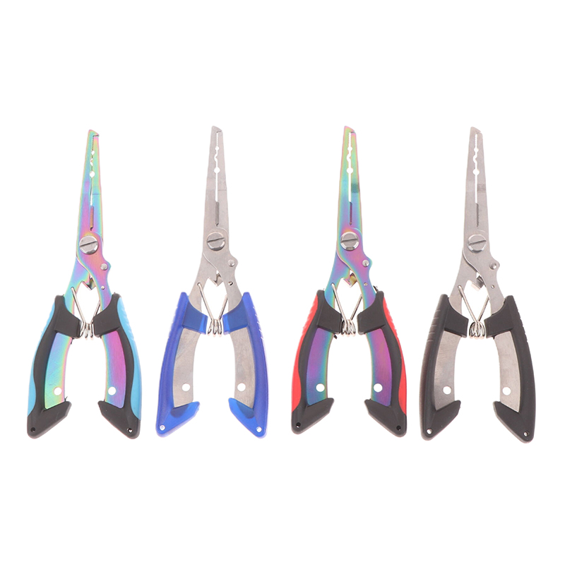 Fishing Line Cutter - คีมตกปลาอเนกประสงค์ 1 ชิ้น ป้องกันการลื่น ทำจากสแตนเลส ตัดสายเอ็น