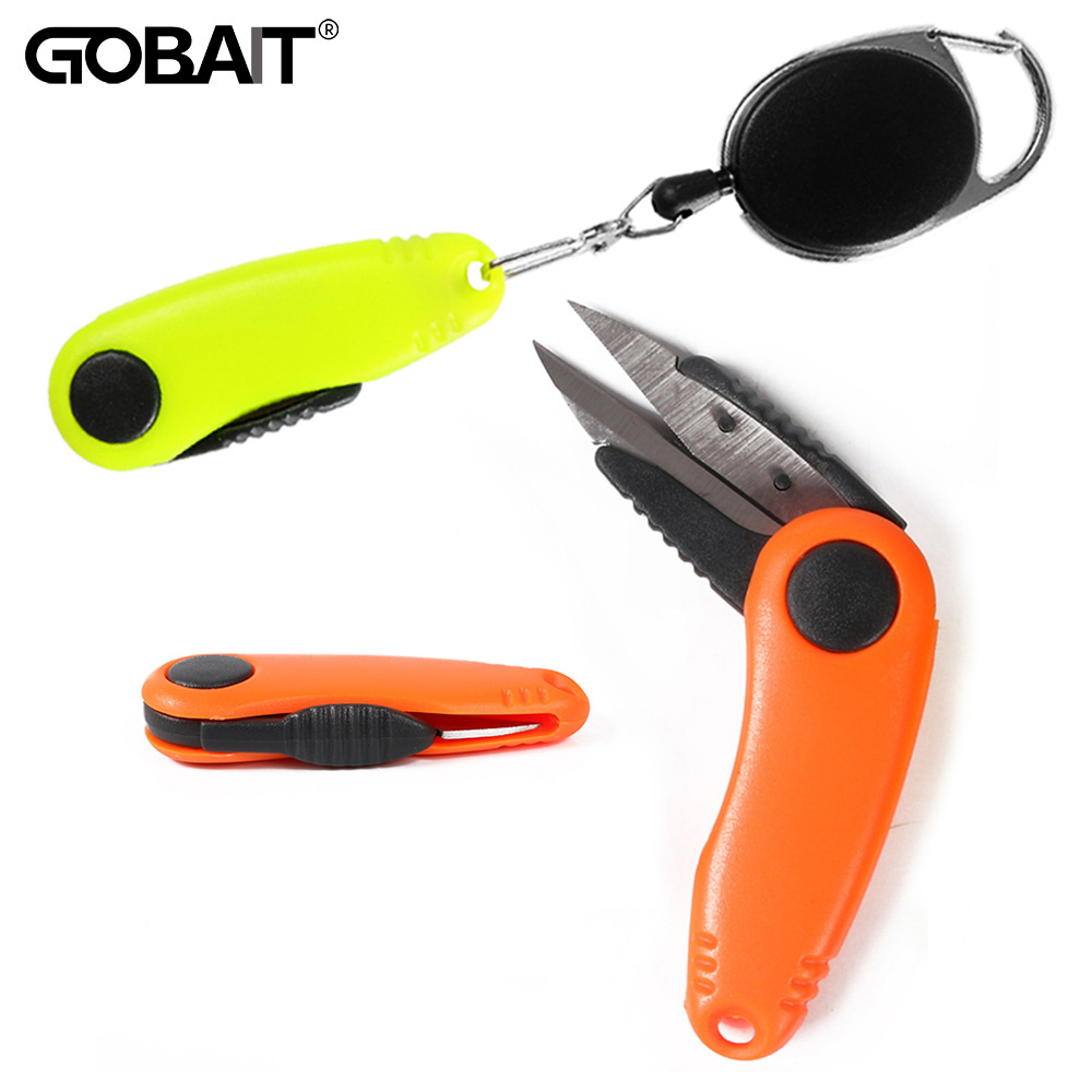 Fishing Line Cutter - กุ้งรูปกรรไกรพับได้เครื่องตัดสายตกปลา Clipper Nipper Quick Knot ชุดเครื่องมือสแตนเลสอุปกรณ์เสริมหัวเข็มขัด