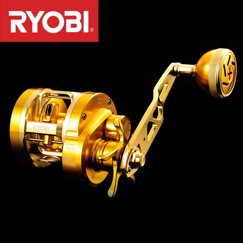 Ice Fishing Line - รอกตกปลา Ryobi VARIUS สีทอง รุ่น Full