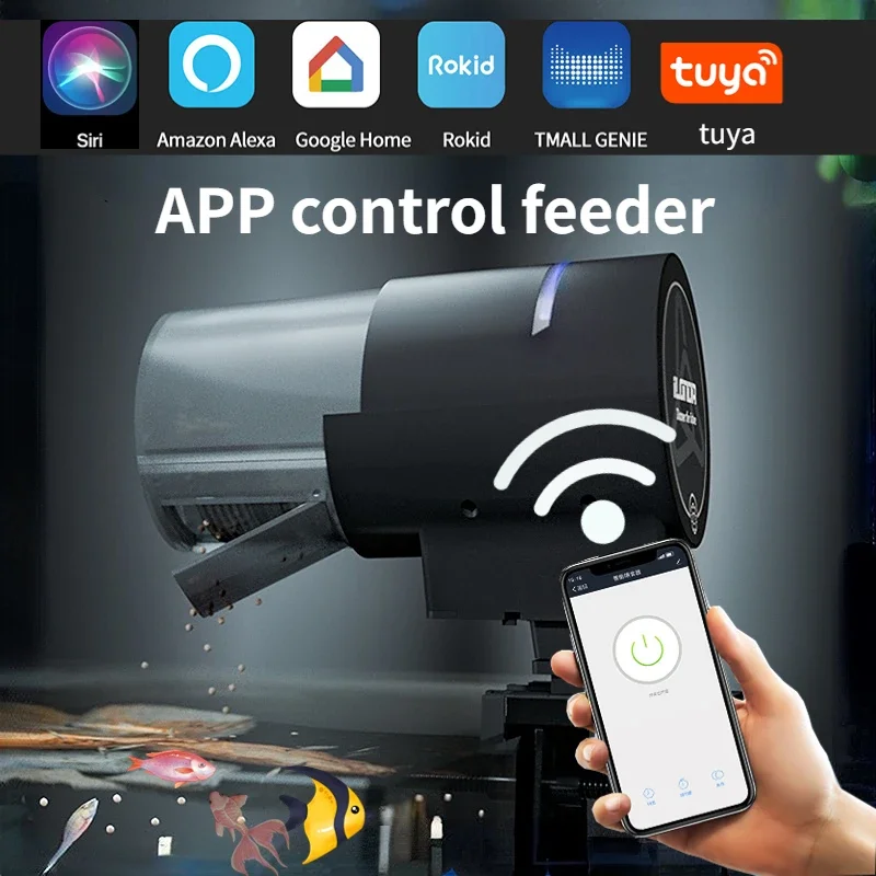 Fishing Line Dispenser - ILONDA ใหม่ Wi-Fi เครื่องให้อาหารปลาอัตโนมัติ 2nd Generation