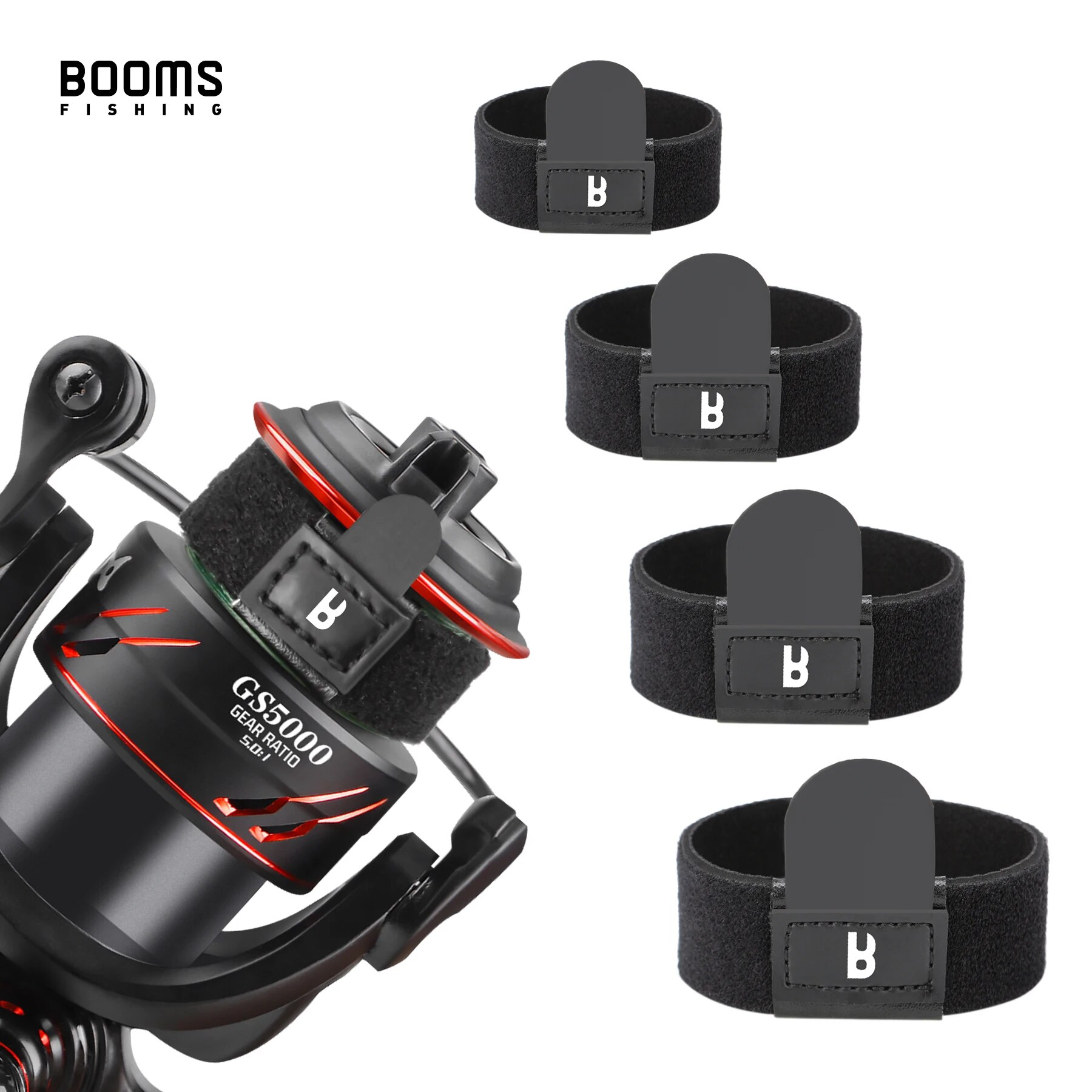 Fishing Line Box - Booms SB1ตกปลา4ชิ้นรอกสปินนิ่งปกป้องฝาครอบสายโพลีเอสเตอร์ถ้วยถ้วยอุปกรณ์เสริมรอกตกปลา