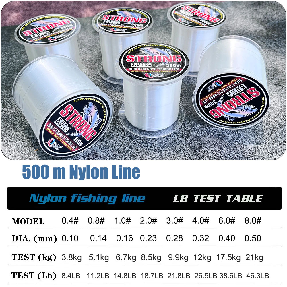 ลิมนอยด์ 100/500M สายตกปลาฟลูอ - Fluorocarbon Line บทวิจารณ์และราคา