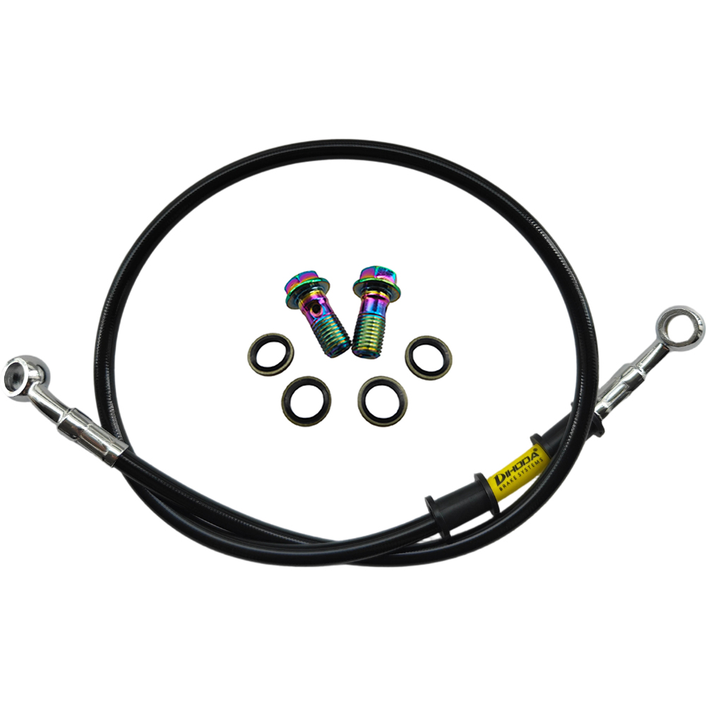 28 ° -28 °   สายเบรคไฮดรอลิกมอ - Braided Line บทวิจารณ์และราคา