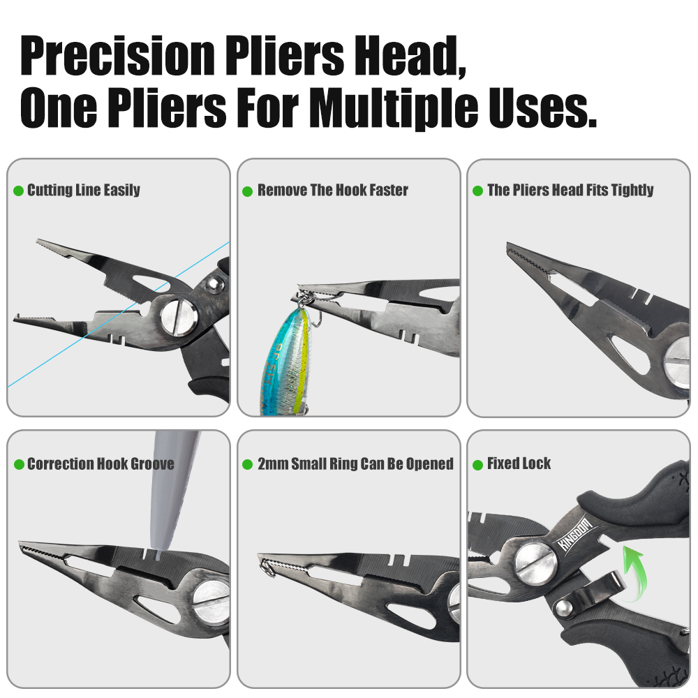 Kingdom คีมตกปลามัลติฟังก์ชั่แ - Fishing Line Cutter บทวิจารณ์และราคา
