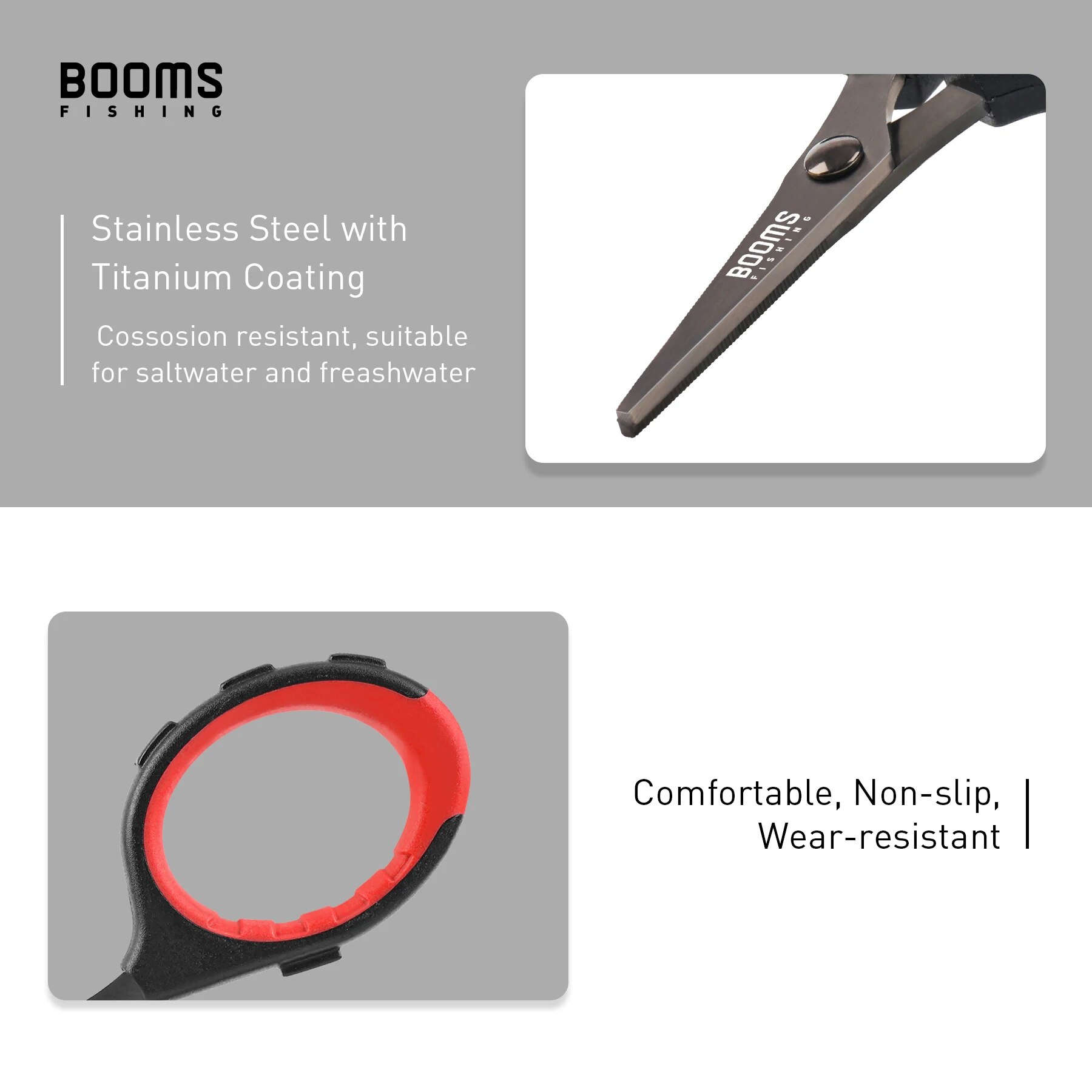 Booms กรรไกรตัดลวด S05ตกปลา, ก - Fishing Line Cutter บทวิจารณ์และราคา