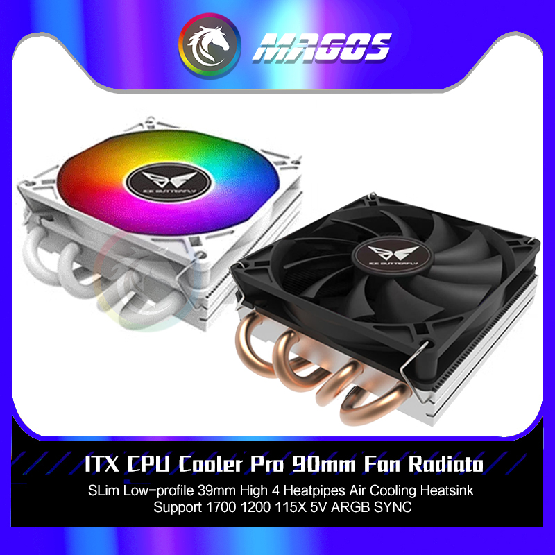 ITX พัดลมคูลเลอร์โปร90มม. สีขา - Fly Line บทวิจารณ์และราคา
