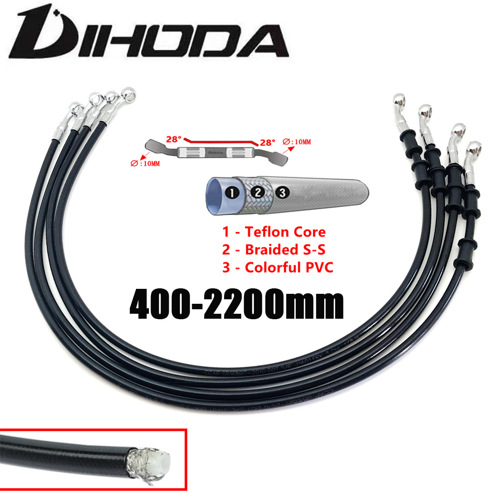 สายเบรกไฮดรอลิกสำหรับรถจักรยาน - Braided Line บทวิจารณ์และราคา