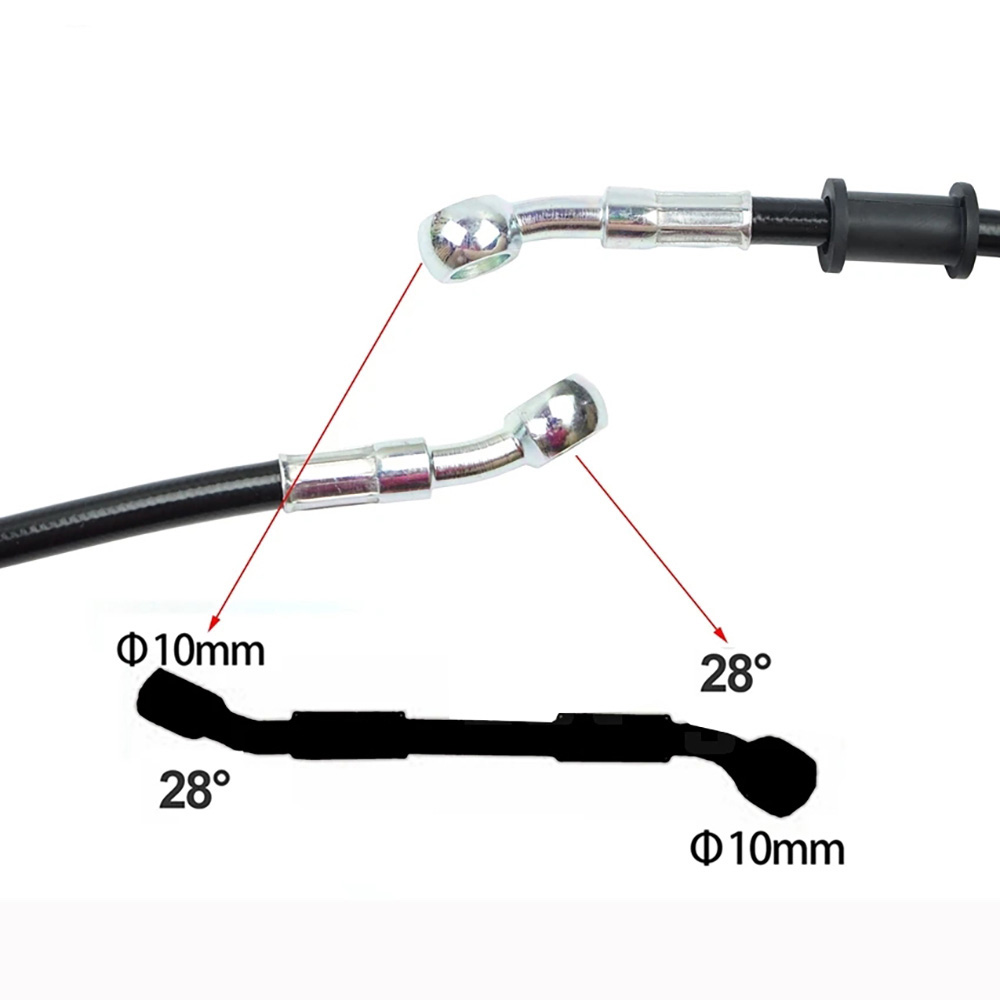 สายเบรกไฮดรอลิกสำหรับรถจักรยาน - Braided Line บทวิจารณ์และราคา