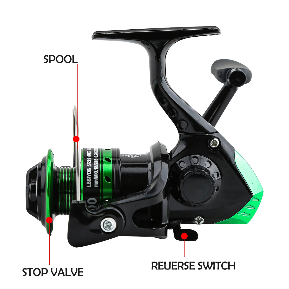 รอกตกปลาโลหะแบบสปินนิ่ง อัตราท - Ice Fishing Line บทวิจารณ์และราคา