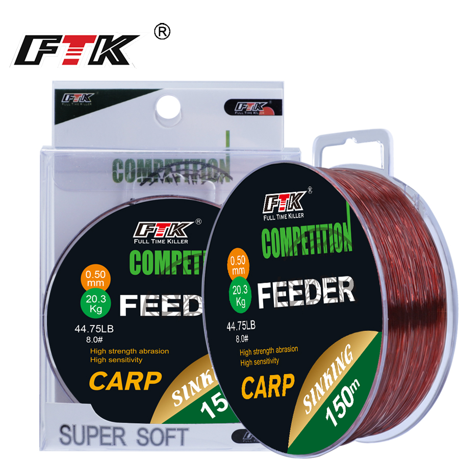 สายเอ็นตกปลาแบบใส 3 มิติ FTK   - Fluorocarbon Line บทวิจารณ์และราคา
