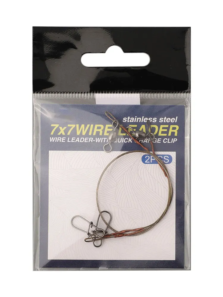 2ชิ้น/แพ็คเอ็นตกปลาผู้นำเบ็ดตก - Leader Line บทวิจารณ์และราคา