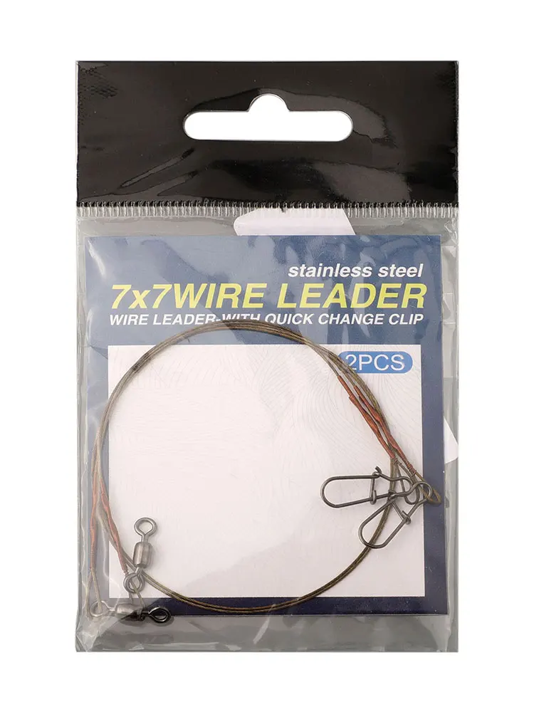 2ชิ้น/แพ็คเอ็นตกปลาผู้นำเบ็ดตก - Leader Line บทวิจารณ์และราคา