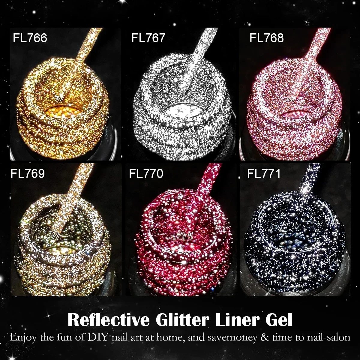 ชุดยาทาเล็บเจลกลิตเตอร์สะท้อนแ - Copolymer Line บทวิจารณ์และราคา