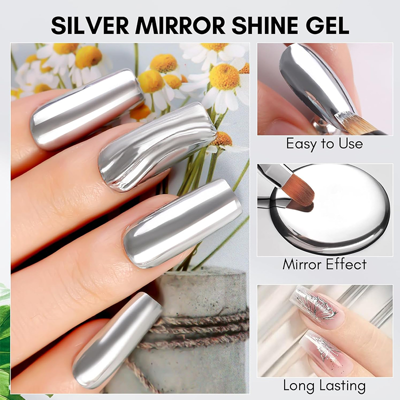 ภาพวาดโลหะเจล Chrome Gold Silv - Copolymer Line บทวิจารณ์และราคา