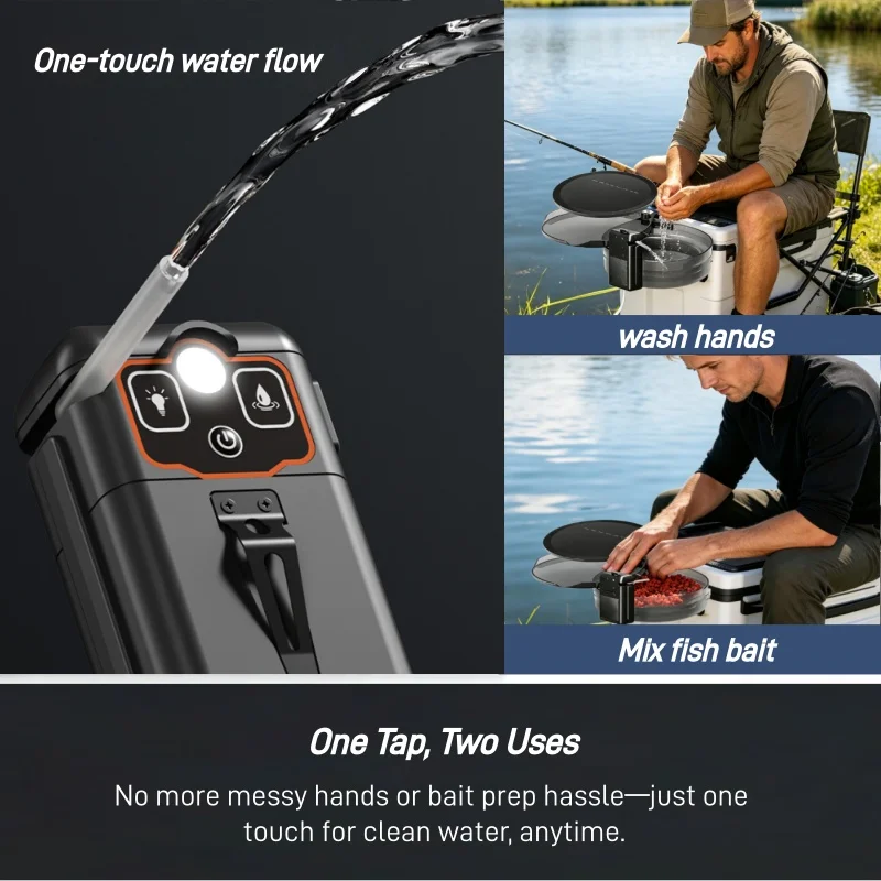 ปั๊มน้ำไฟฟ้าแบบพกพา ชาร์จ USB  - Fishing Line Dispenser บทวิจารณ์และราคา