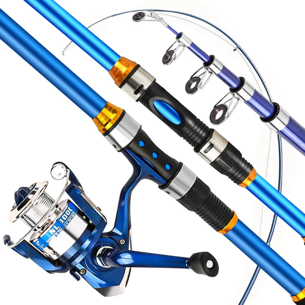 2.1-3.6M Telescopic Glass Fibe - Fishing Line Spooler บทวิจารณ์และราคา