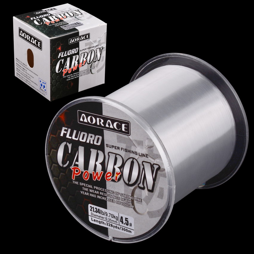 สายเอ็นตกปลา Aorace 300M ฟลูออ - Fluorocarbon Line บทวิจารณ์และราคา