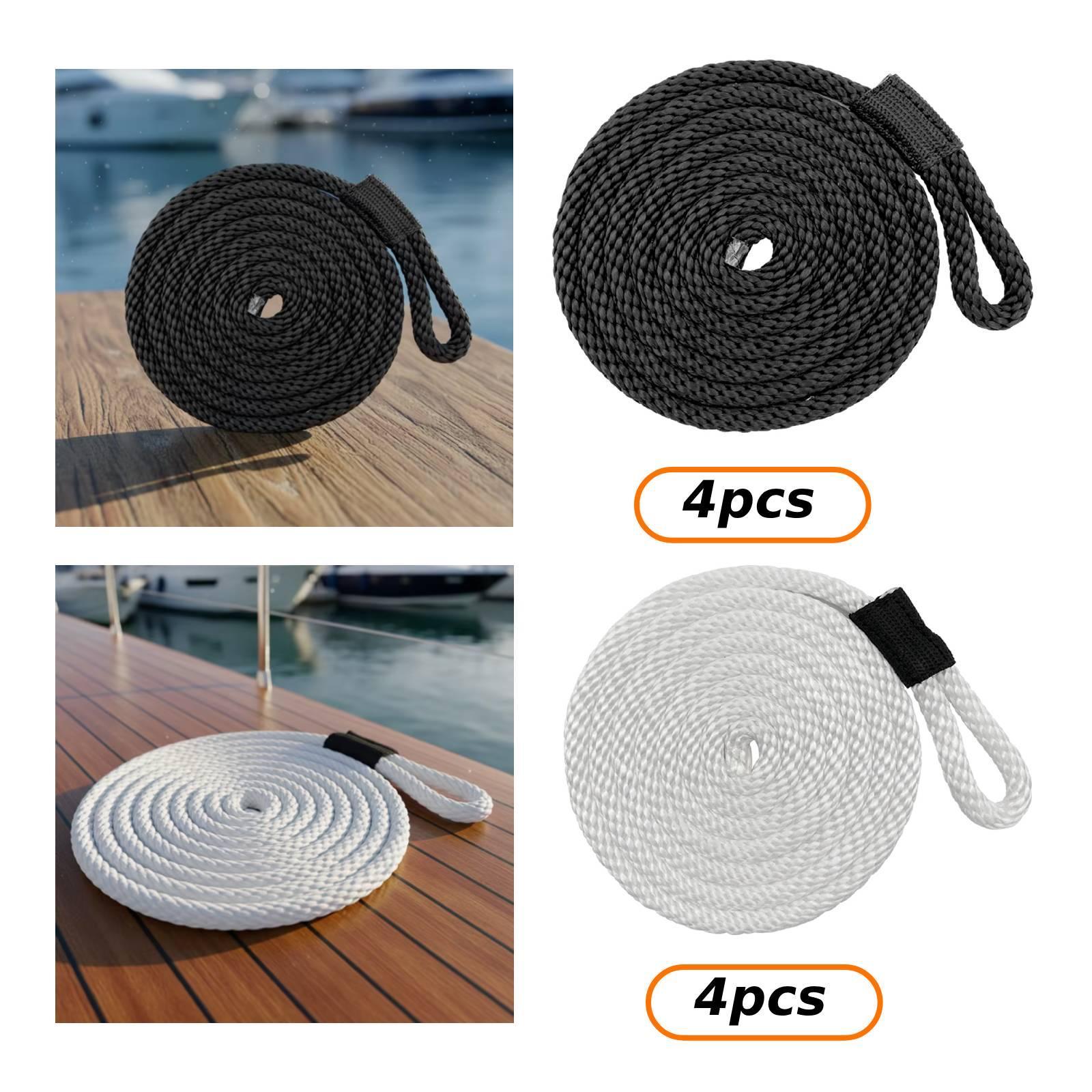 เชือกผูกเรือ 4 เส้น เชือกจอดเร - Braided Line บทวิจารณ์และราคา