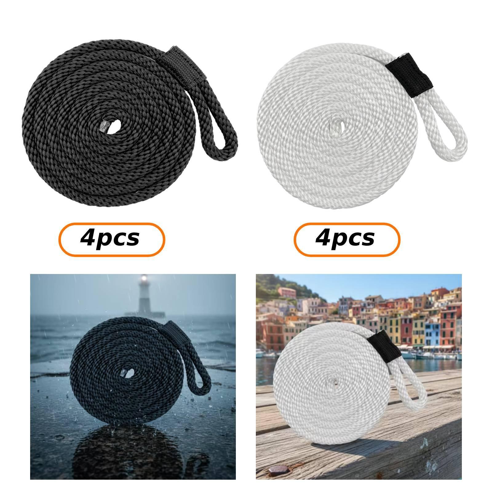 เชือกผูกเรือ 4 เส้น เชือกจอดเร - Braided Line บทวิจารณ์และราคา