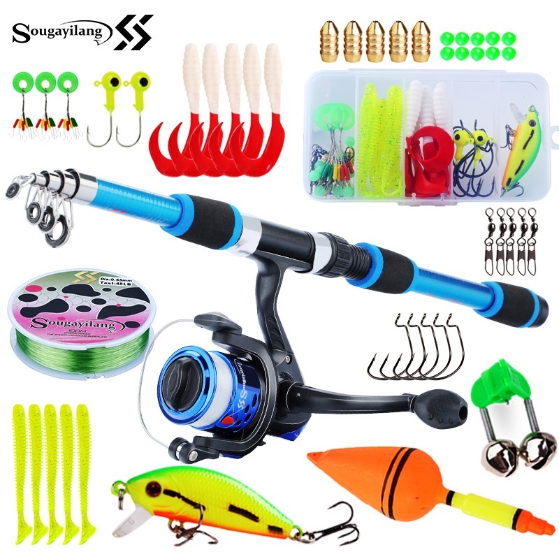Sougayilang เด็กตกปลาชุดเสาชุด - Freshwater Line บทวิจารณ์และราคา