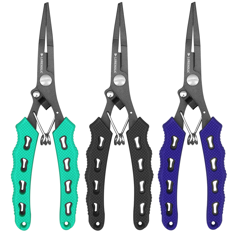 Lureholic 7 ”คีมตกปลาเคลือบ PT - Fishing Line Cutter บทวิจารณ์และราคา